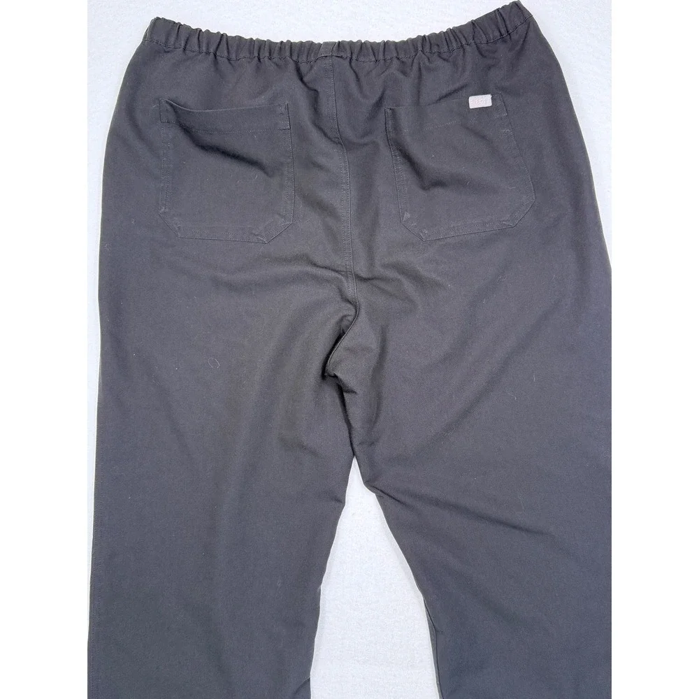 FIGS Pisco Scrub Pants‎ Mens XXL Black Technical Collection FM4500 Drawstring